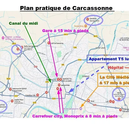 T5 Lumineux * Carcasona